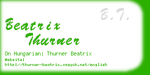 beatrix thurner business card